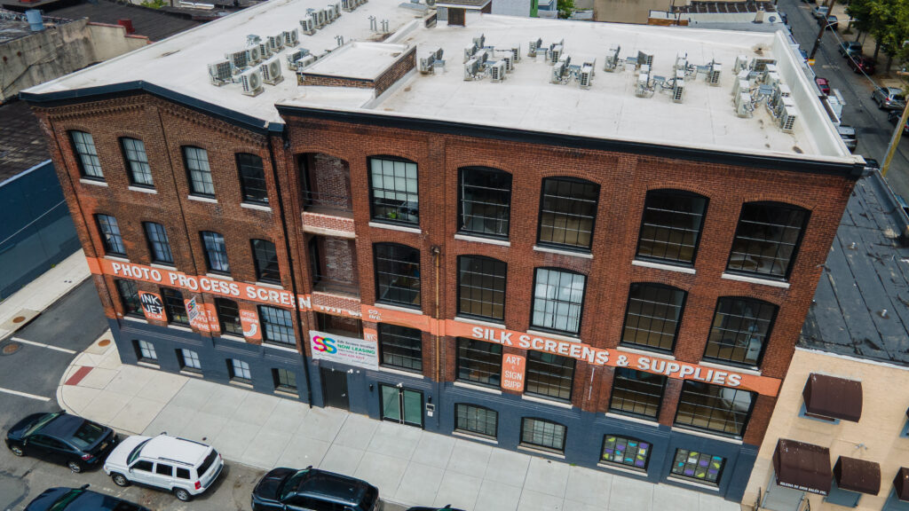 HISTORICAL PHILADELPHIA SILK FACTORY TURNED INTO FISHTOWN CO-WORKING STUDIOS